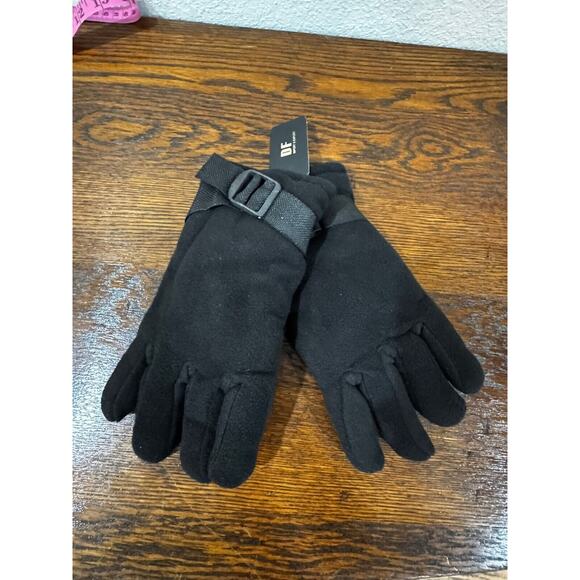 DF Sport Black Fleece Men's Gloves Size Medium/M - Picture 1 of 5